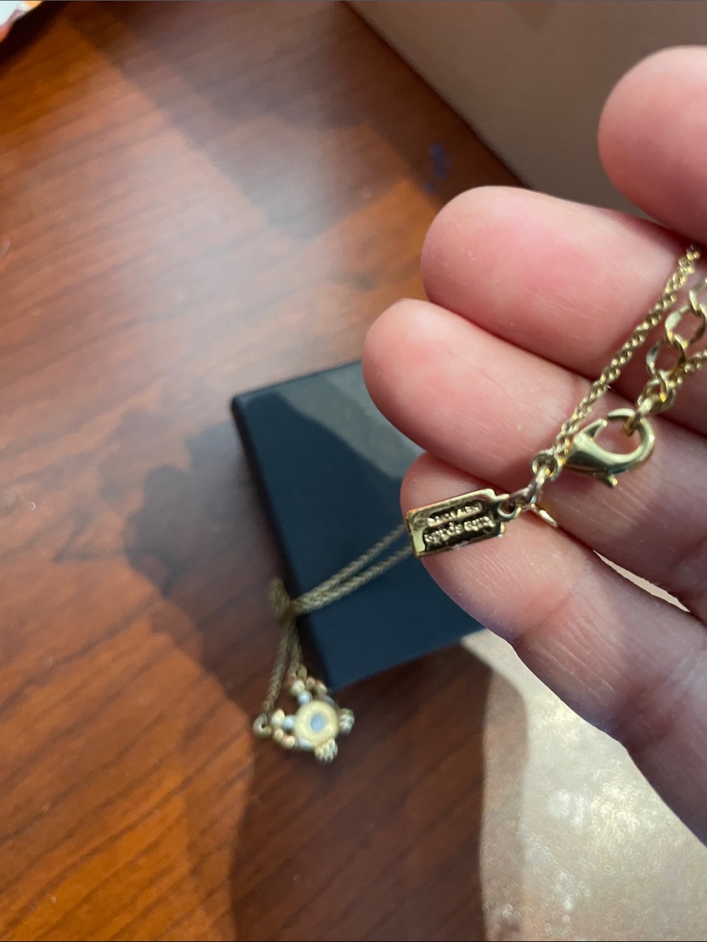 KATE SPADE Crab and Pearl Necklace preloved - Picture 7 of 8